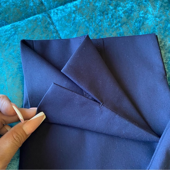 Tory and Burch Callie Navy ankle pants NWOT - Picture 6 of 7